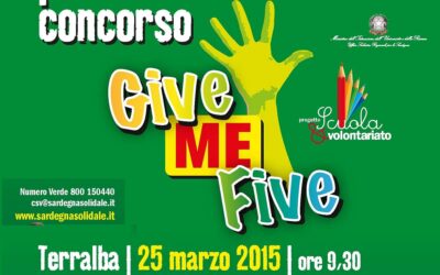 Terralba – Premiazione Concorso “Give me Five!”