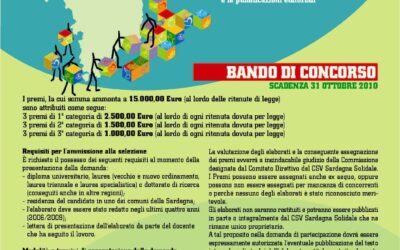 Cagliari – Premiazione Concorso “Il Volontariato in Sardegna”