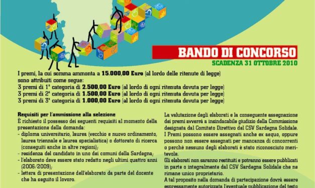 Cagliari – Premiazione Concorso “Il Volontariato in Sardegna”