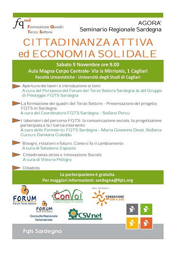 Cagliari – Cittadinanza attiva ed economia solidale