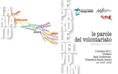 Oristano, 6 ottobre 2011 – Seminario regionale “Le Parole del Volontariato”