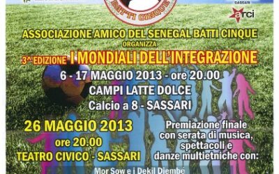 Sassari – Terza edizione dei Mondiali dell’Integrazione