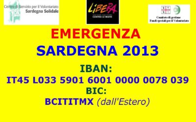 Emergenza Sardegna 2013 – Il videomessaggio