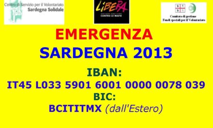 Emergenza Sardegna 2013 – Il videomessaggio
