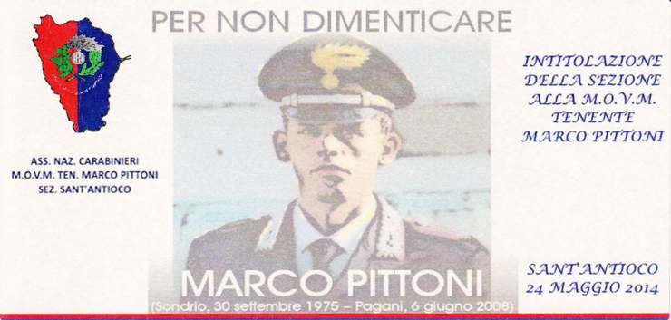 Sant’Antioco – Per non dimenticare Marco Pittoni