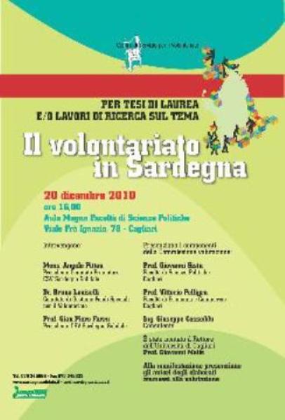 Cagliari – Premiazione Concorso “Il Volontariato in Sardegna”