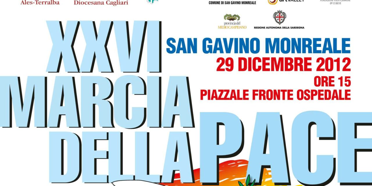 San Gavino Monreale – Marcia della Pace, 29 dicembre 2012