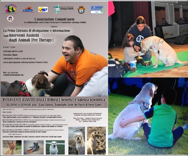Alghero/Tramariglio –  Prima Giornata di divulgazione e informazione dedicata alla Pet Therapy