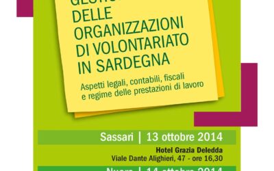 Seminari di formazione “Gestione delle organizzazioni di volontariato in Sardegna”