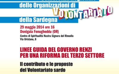 Donigala F. (OR) – Conferenza regionale delle Organizzazioni di Volontariato della Sardegna