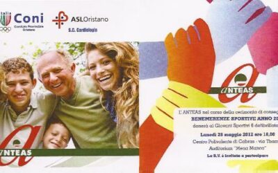 Oristano – L’Anteas regala 6 defibrillatori agli sportivi