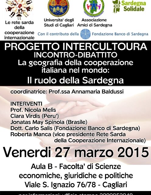 Cagliari – La geografia della cooperazione italiana nel mondo: il ruolo della Sardegna