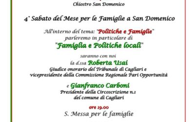 Cagliari – Politiche e Famiglie