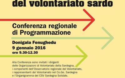 Il 2016 del Volontariato Sardo – Conferenza regionale