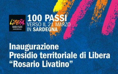 Mogoro – Inaugurazione Presidio territoriale di Libera “Rosario Livatino”