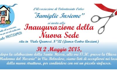 Arbus – Inaugurazione nuova sede “Famiglie Insieme”