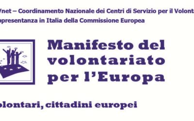 Manifesto del Volontariato per l’Europa