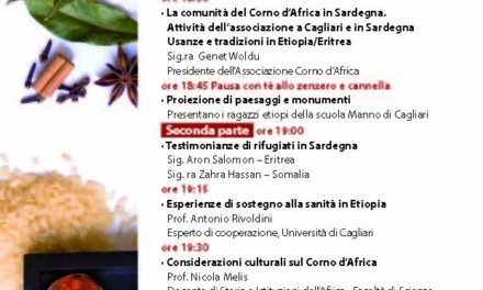 Cagliari – Corno d’Africa: Etiopia o Eritrea o Somalia o Gibuti