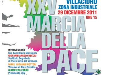 Il 29 dicembre a Villacidro la XXV Marcia della Pace