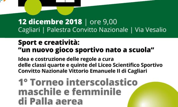 Cagliari – Sport e creatività: “un nuovo gioco sportivo nato a scuola“