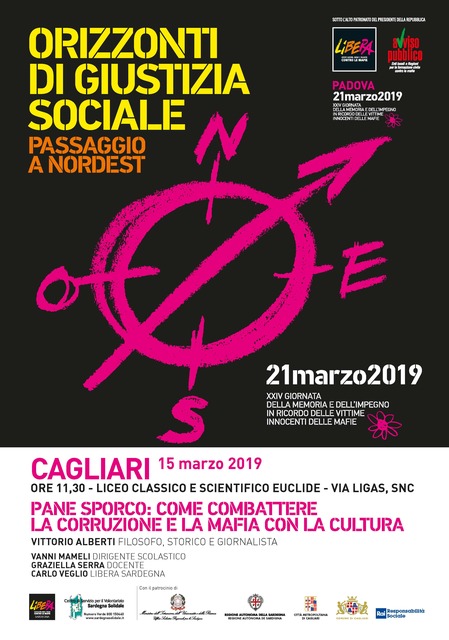 Cagliari – PANE SPORCO. Combattere la corruzione e la mafia con la cultura