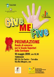 Terralba – Premiazione Concorso “Give Me Five”