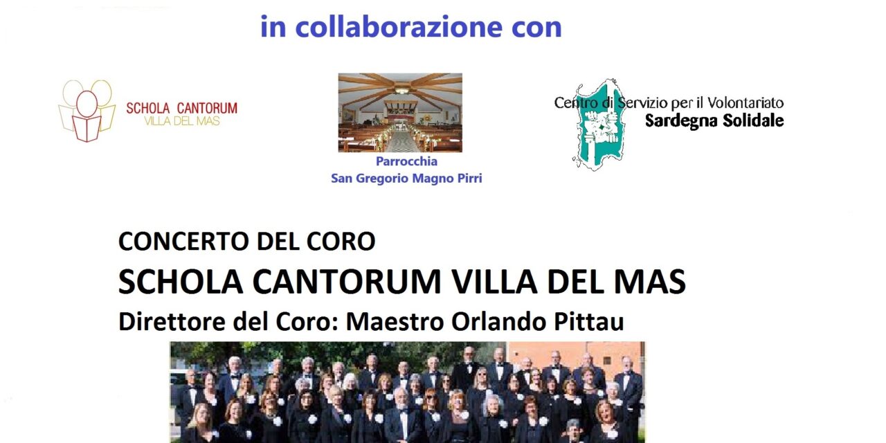 Cagliari/Pirri – Concerto Schola Cantorum Villa del Mas