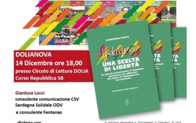 DOLIANOVA –  PRESENTAZIONE DEL LIBRO DI GIAMPIERO FARRU “L’ISOLA CHE C’È. UNA SCELTA DI LIBERTÀ”