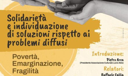 Oristano – Solidarietà e individuazione di soluzioni rispetto ai problemi diffusi: povertà, emarginazione e fragilità